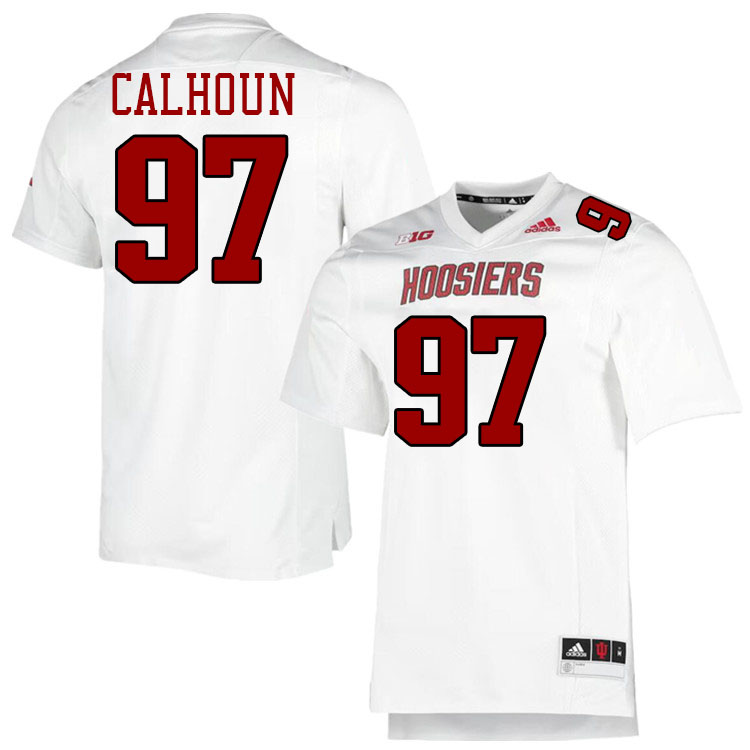 Keishaun Calhoun Indiana Jerssey,Indiana University Hooisers Football Jersey,Uniforms-Retro White